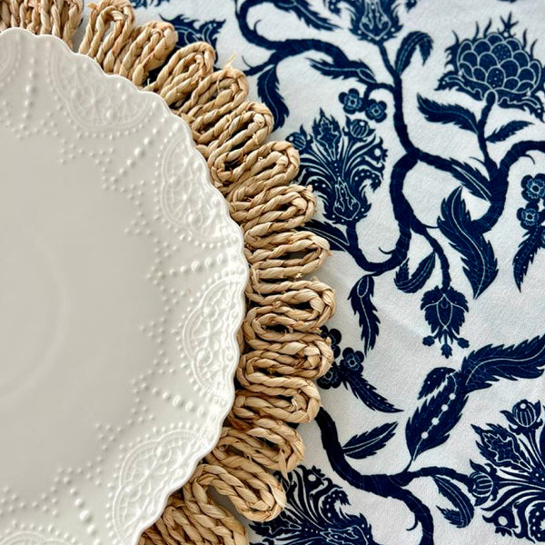 Set De 4 Individuales Blue Paisley