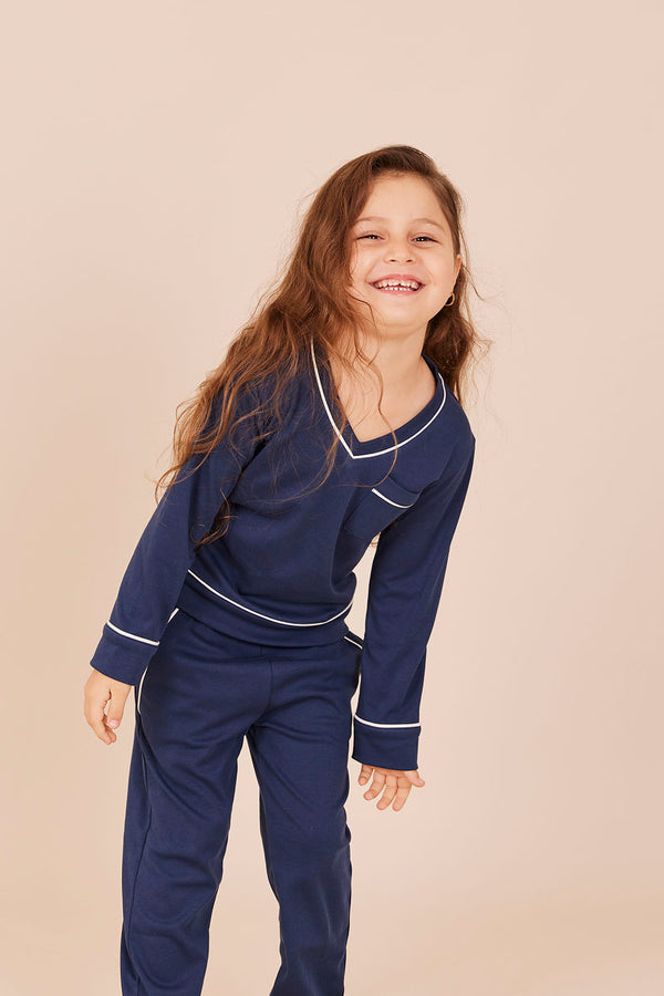 Cali Pajamas Girls Blue