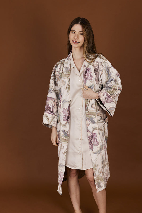 Kimono Velvet Plata